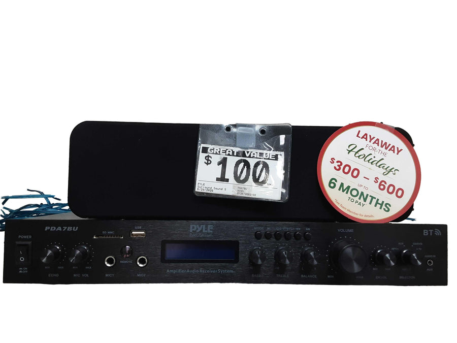 Pyle Pda7bu Black Surround Sound Speaker