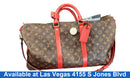 Louis Vuitton Keepall 50 Red Purse / Handbag