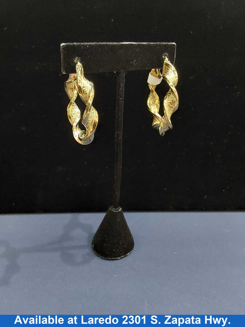 Earrings - Yellow Gold 10k (.417) 5.6 grams