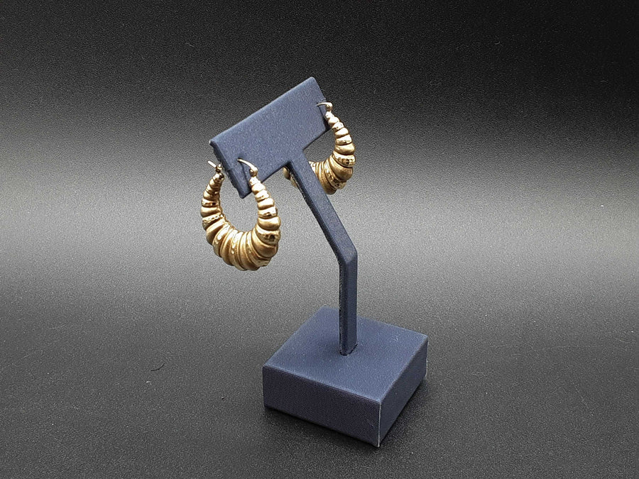 Shrimp Earrings - Yellow Gold 10k (.417) 3.3 grams