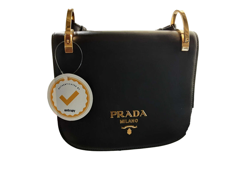 Prada Pattina Black Purse / Handbag