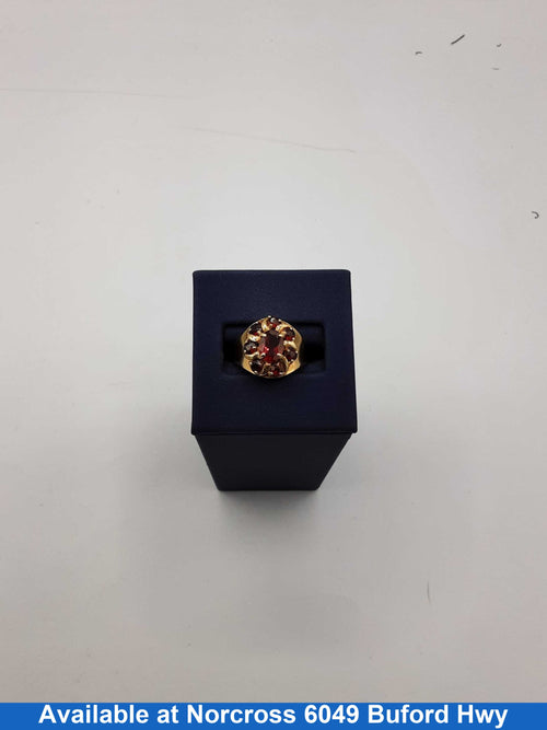 Ring - Wedding Band - Yellow Gold 10k (.417) 3.7 grams Size 20