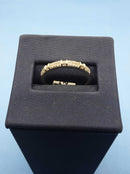 Ring - Wedding Band - White Gold 14k (.585) 1.8 grams Size 8.5