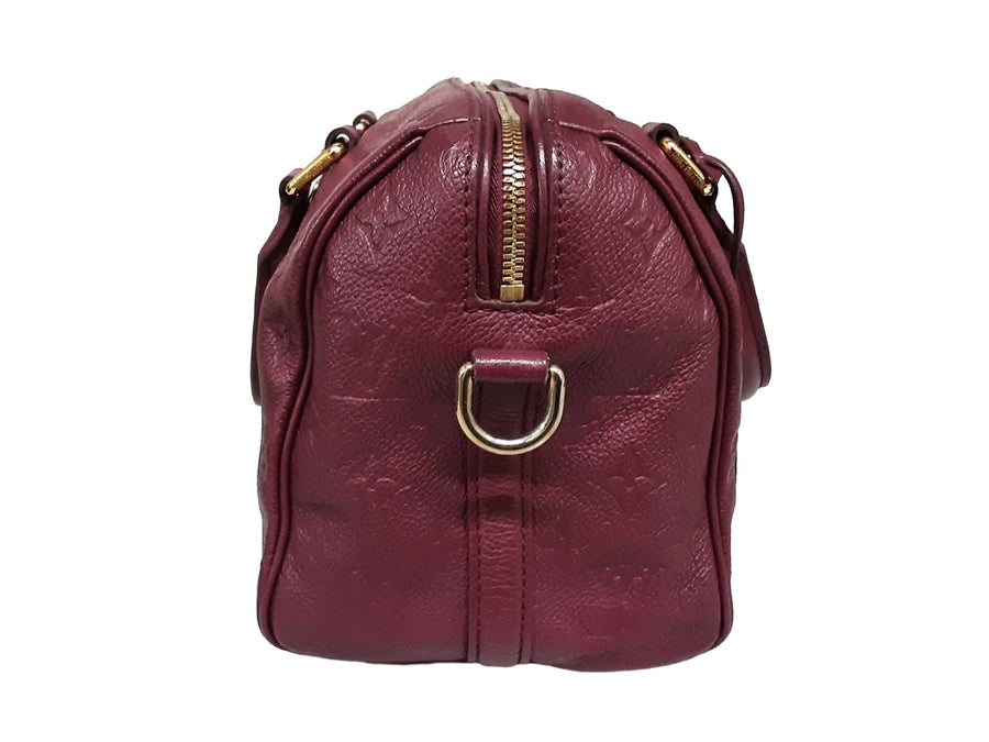 Louis Vuitton Speedy 25 Bandouliere Purple Purse / Handbag