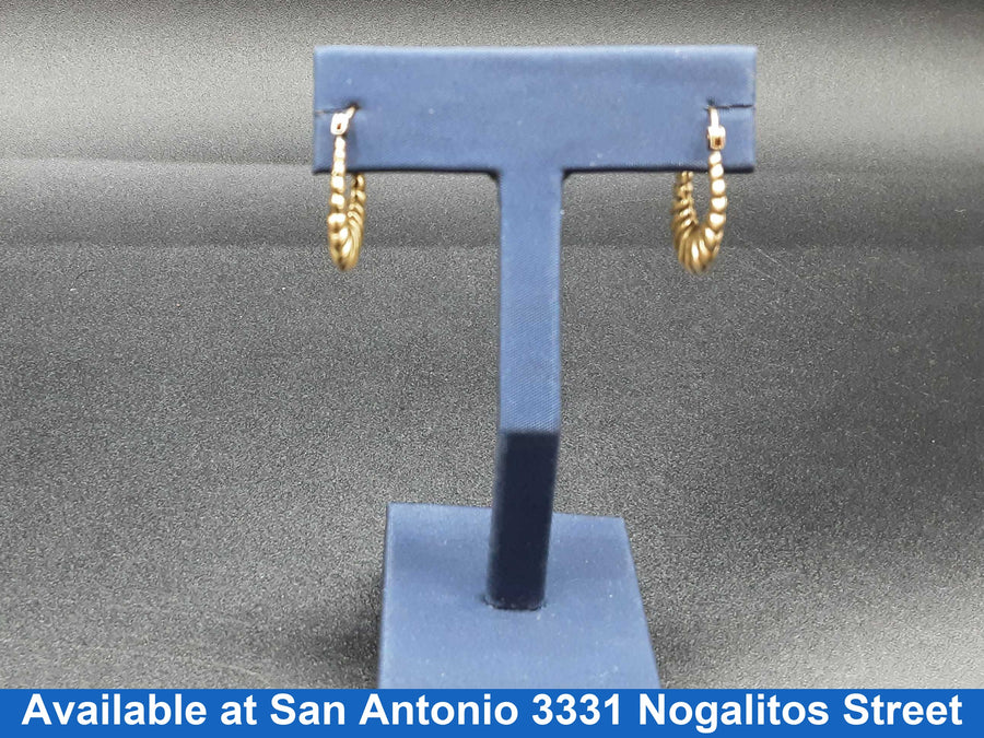 Shrimp Earrings - Yellow Gold 10k (.417) 2.2 grams