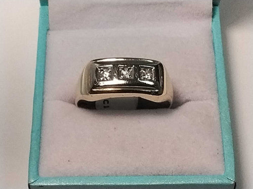 Men's Ring - Yellow Gold 14k (.585) 4 grams Size 12
