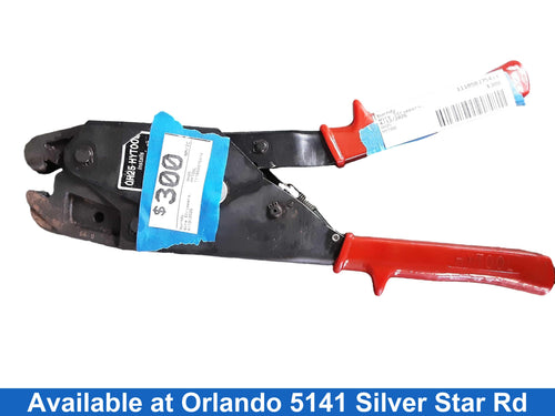 Burndy Oh25 Black Wire Stripper / Cutters / Crimper