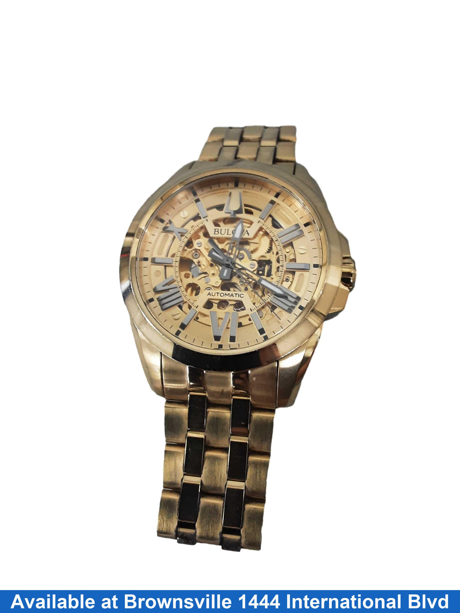 Bulova 97a162 Gold Regular Watch
