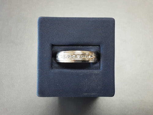 Ring - Wedding Band - White Gold 10k (.417) 5.1 grams Size 20