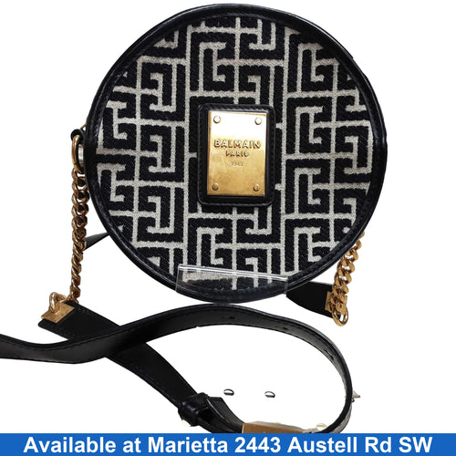 Balmain Bvm Black Purse / Handbag