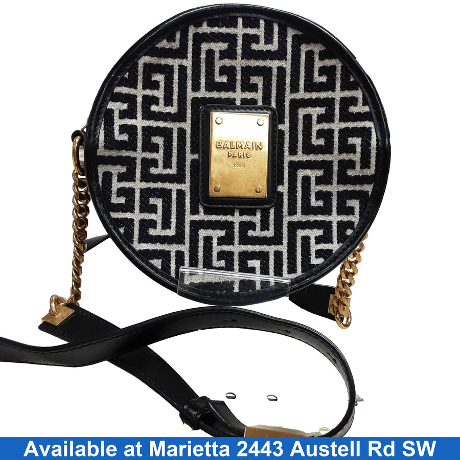 Balmain Bvm Black Purse / Handbag