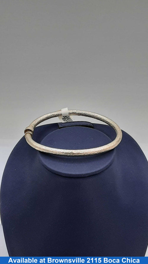 Bangle Bracelet - Silver 10.4 grams 5 inch