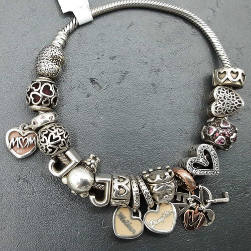 Cable Bracelet - Silver 55.5 grams 8 inch