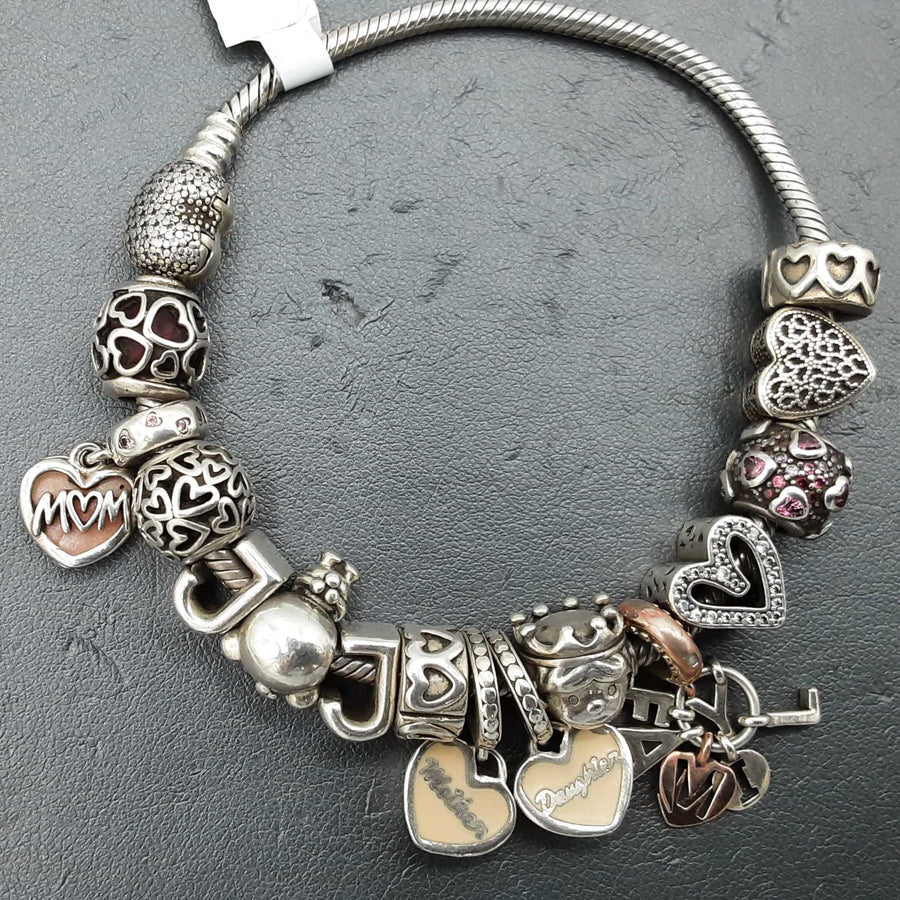 Cable Bracelet - Silver 55.5 grams 8 inch