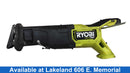 Ryobi Pblrs01 Green Cordless Jig Saw