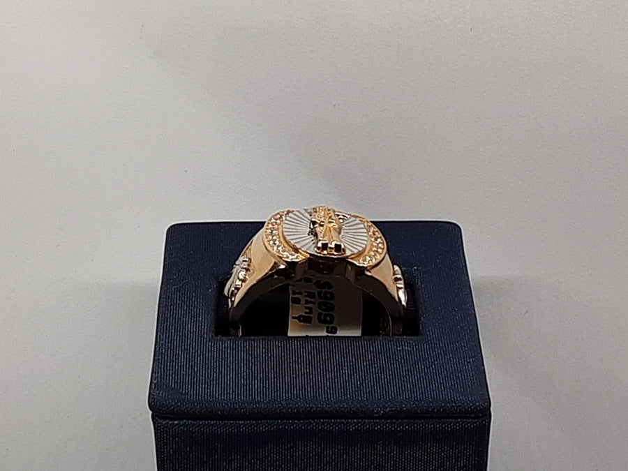 Men's Ring - Yellow Gold 14k (.585) 8.1 grams Size 8