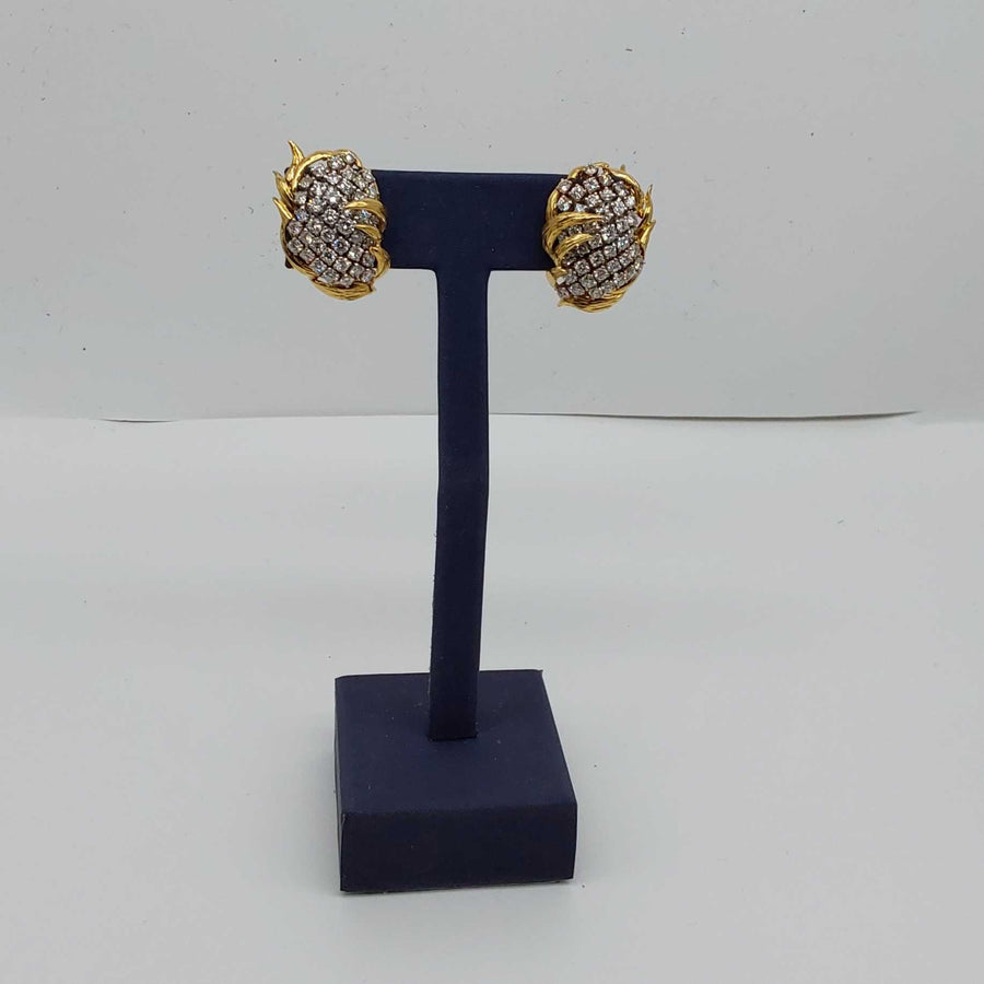Earrings - Yellow Gold 18k (.750) 13.87 grams