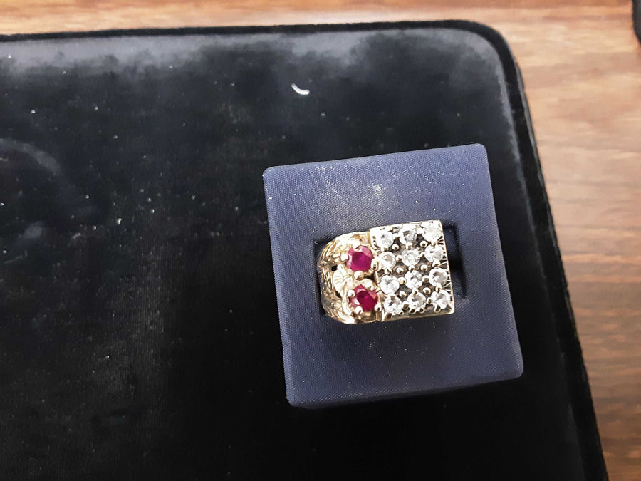 Ring - Wedding Band - Yellow Gold 14k (.585) 9.2 grams Size 10.5