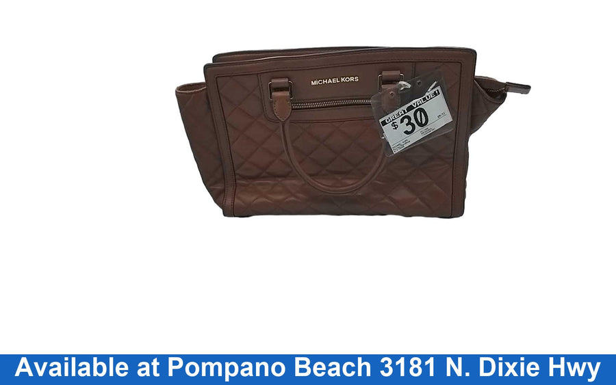 Michael Kors Av-1406 Brown Purse / Handbag