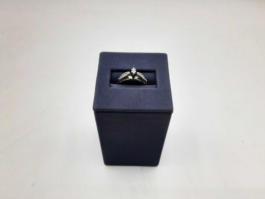 Women's Ring - Anniversary - White Gold 10k (.417) 2 grams Size 5