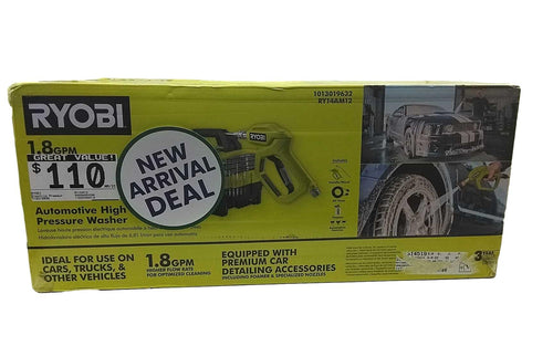 Ryobi Ry14am12 Green Corded Pressure Washer