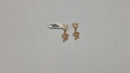 Earrings - Yellow Gold 14k (.585) 3.7 grams
