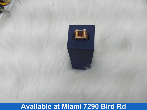 Men's Ring - Yellow Gold 14k (.585) 9.6 grams Size 8.5