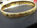 Bangle Bracelet - Yellow Gold 14k (.585) 8.7 grams 8 inch