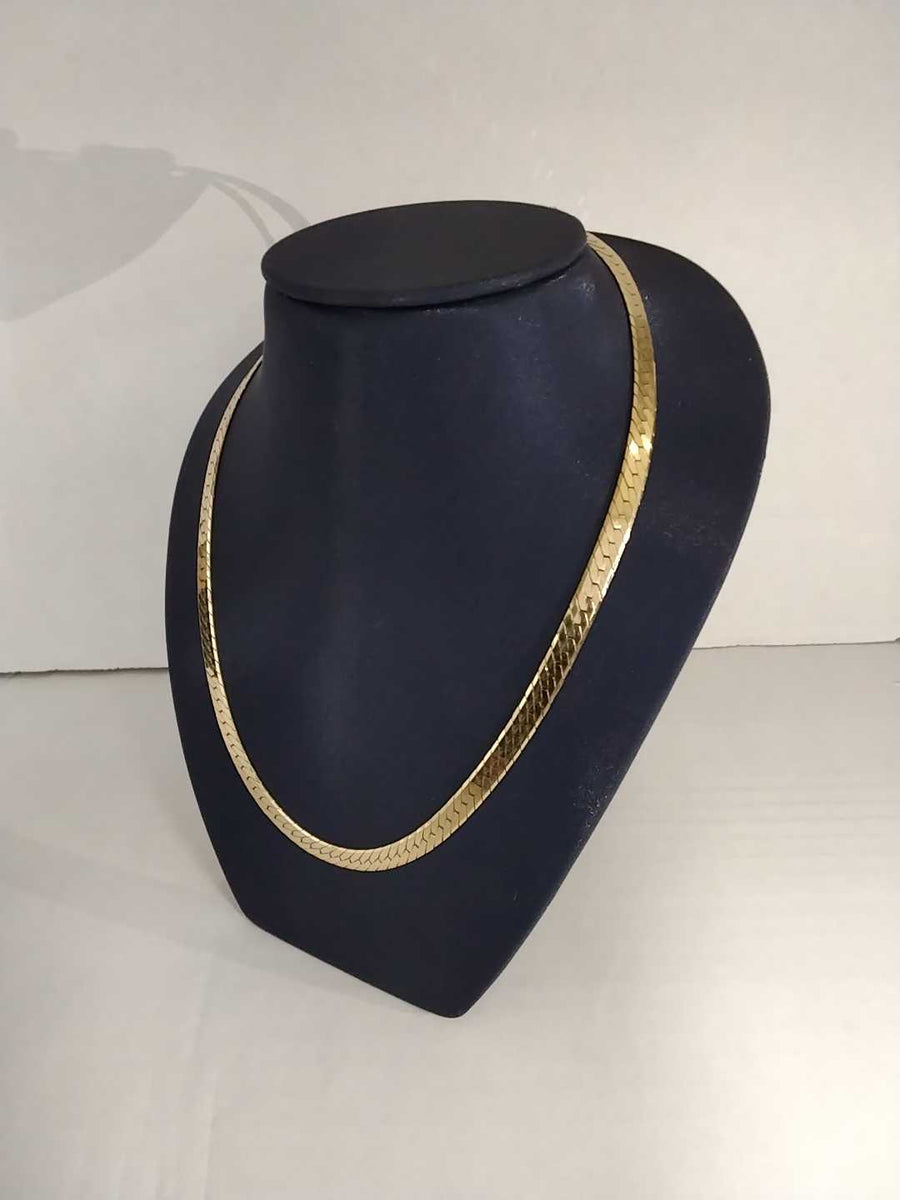 Herringbone Chain - Yellow Gold 14k (.585) 22.1 grams 22 inch