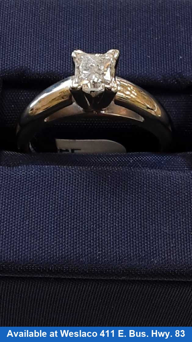 Women's Ring - Solitaire - Yellow Gold 14k (.585) 5.2 grams Size 9
