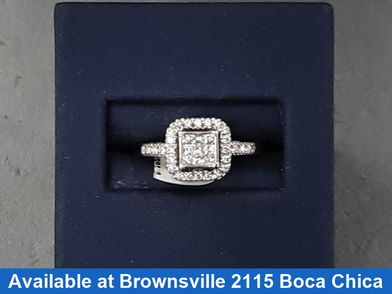 Women's Ring - White Gold 14k (.585) 3.2 grams Size 7.5