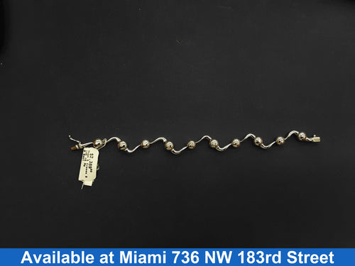 Bracelet - White Gold 14k (.585) 16.8 grams 8 inch