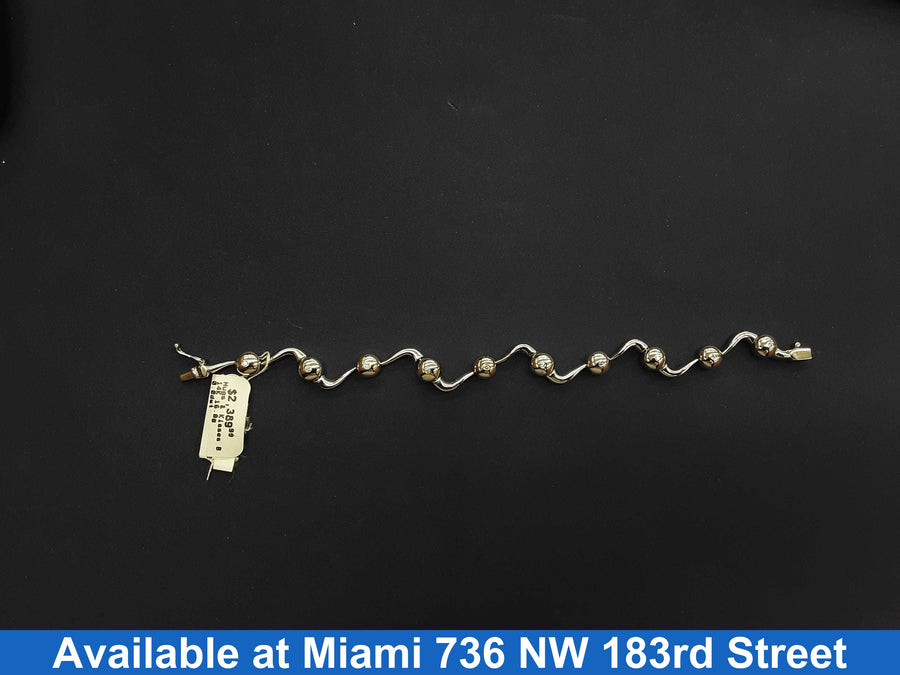 Bracelet - White Gold 14k (.585) 16.8 grams 8 inch