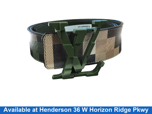 Louisvuitton Lv Mega Pixel Camo Belt / Buckle