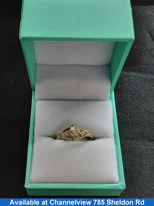 Women's Ring - Yellow Gold 10k (.417) 1.3 grams Size 7