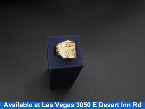Men's Ring - Yellow Gold 14k (.585) 9.1 grams Size 20