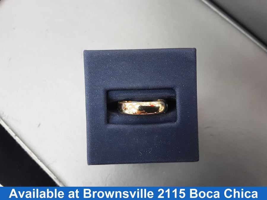 Ring - Wedding Band - Yellow Gold 10k (.417) 4 grams Size 8