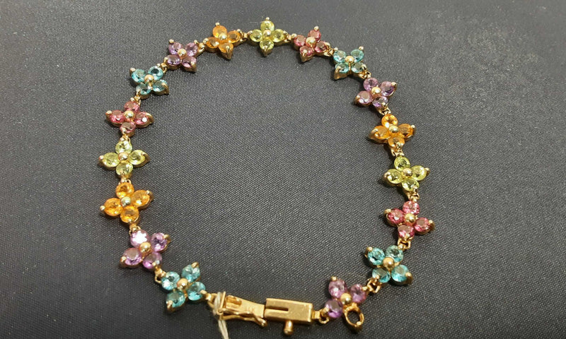 Hugs & Kisses Bracelet Yellow Gold 14k (.585) 7.7 grams 6 inch