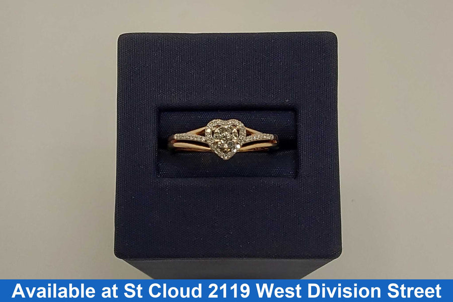 Women's Ring - Rose Gold 10k (.417) 2.217 grams Size 7.5