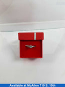Women's Ring - White Gold 10k (.417) 3.3 grams Size 20
