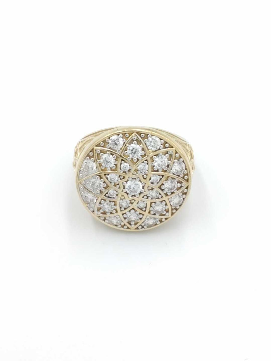 Men's Ring - Yellow Gold 10k (.417) 7.2 grams Size 10