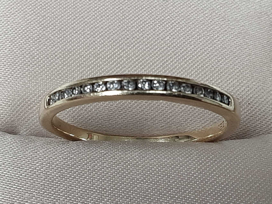 Ring - Wedding Set - Yellow Gold 14k (.585) 7.2 grams Size 11