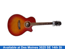 Epiphone Pr6-e Orange Acoustic / Electric Classic Guitar