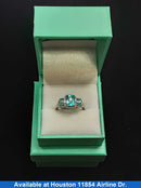 Women's Ring - White Gold 10k (.417) 3.1 grams Size 7.5