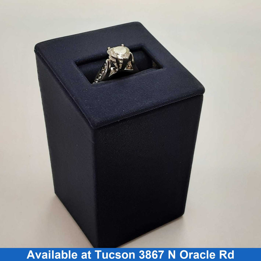 Ring - Wedding Set - White Gold 14k (.585) 4.6 grams Size 10