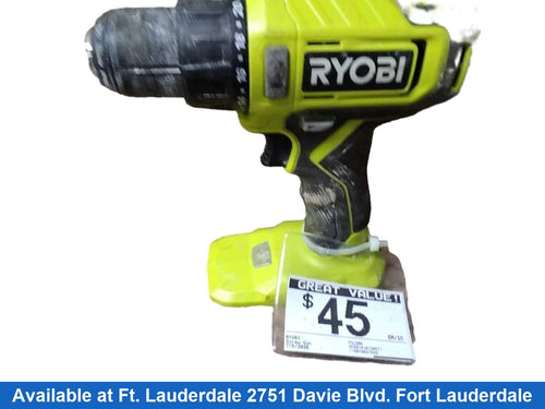 Ryobi Pcl206 Green Cordless Screw Gun