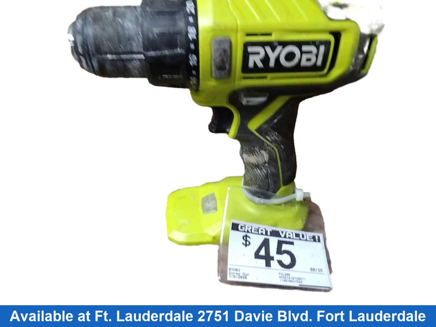 Ryobi Pcl206 Green Cordless Screw Gun