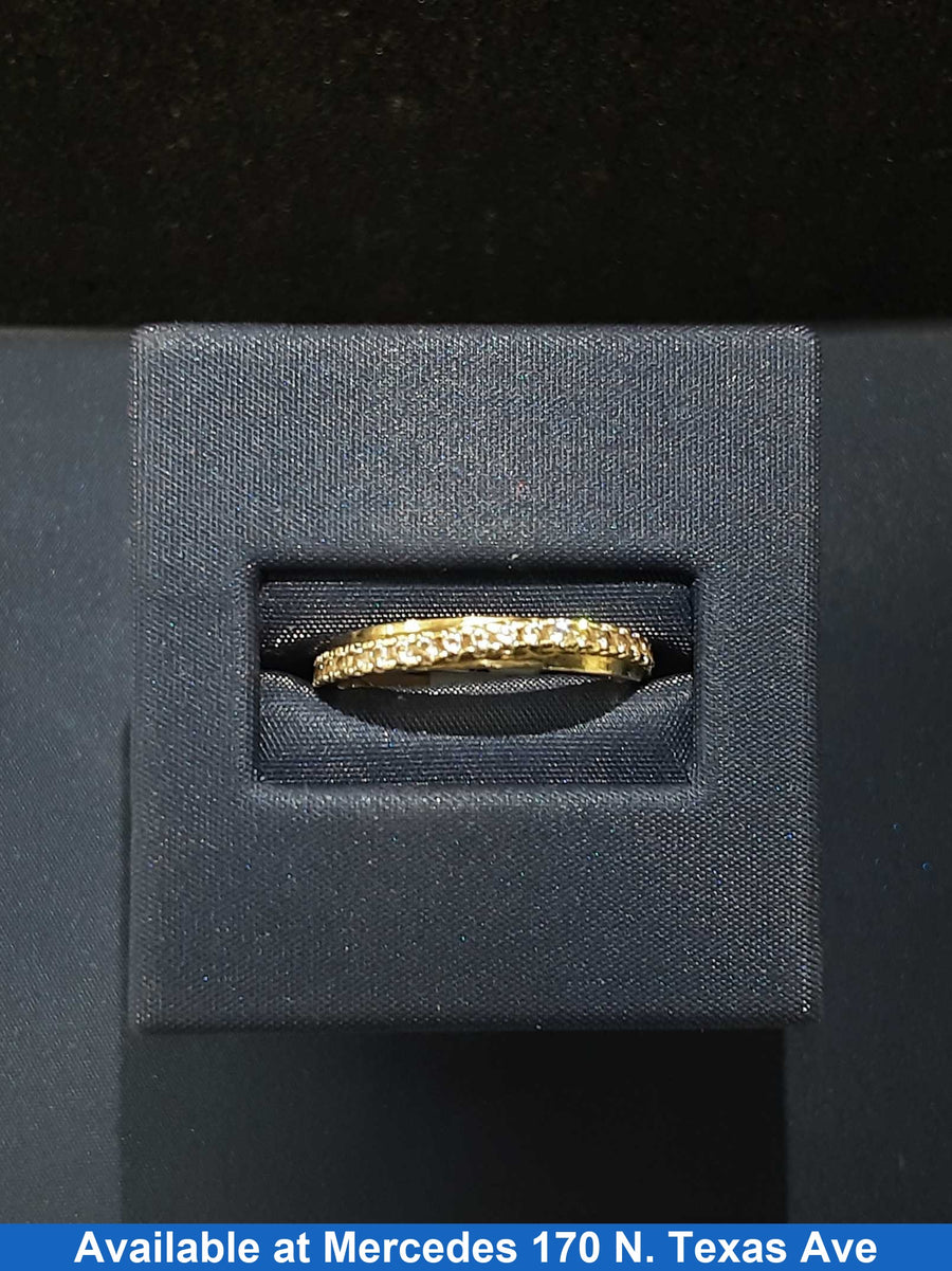 Ring - Wedding Band - Yellow Gold 10k (.417) 1.8 grams Size 7