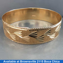 Bangle Bracelet - Yellow Gold 14k (.585) 25.4 grams 8 inch