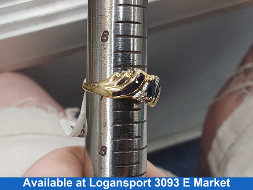 Women's Ring - Yellow Gold 10k (.417) 2.6 Grams Size 7